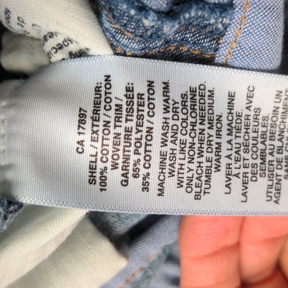 BABY GAP denim Jean overalls 18-24 months - Picture 6 of 6